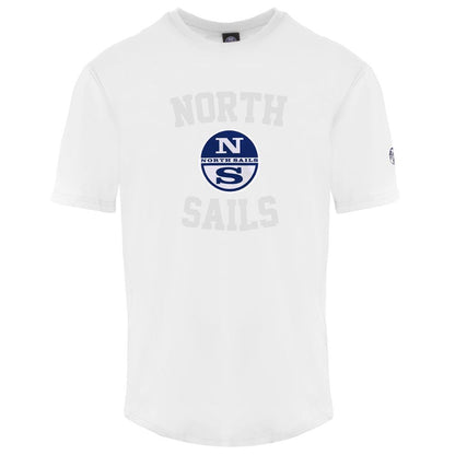 North Sails White Cotton Men's T-Shirt