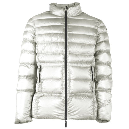 Centogrammi Reversible White Nylon Hooded Jacket