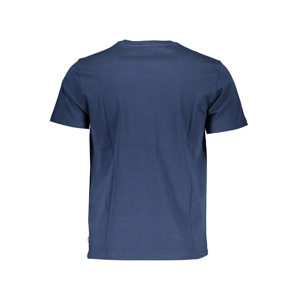 Levi's Blue Cotton Men T-Shirt