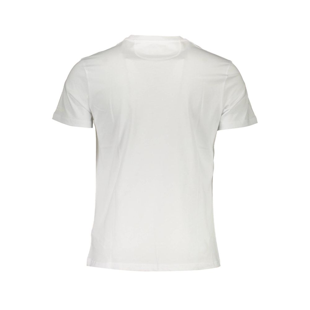 La Martina White Cotton Men T-Shirt