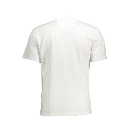 La Martina White Cotton Men T-Shirt