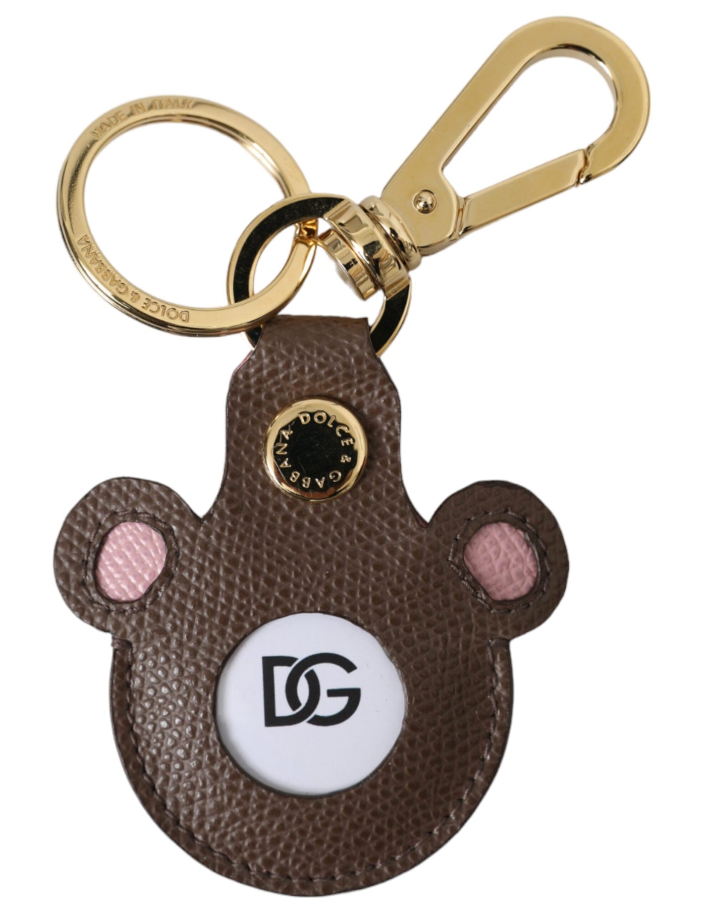 Dolce & Gabbana Multicolor Dauphine Calfskin Keyring Charm