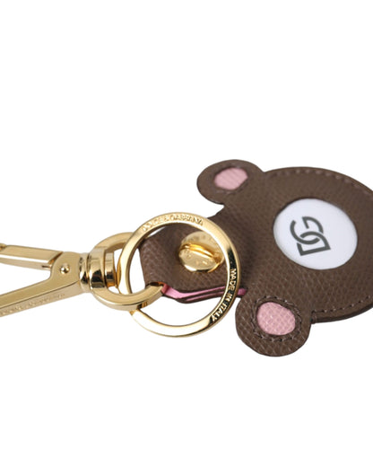 Dolce & Gabbana Multicolor Dauphine Calfskin Keyring Charm