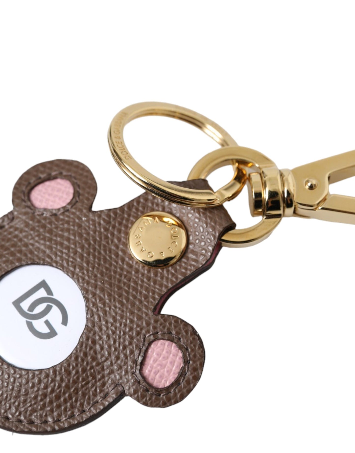 Dolce & Gabbana Multicolor Dauphine Calfskin Keyring Charm