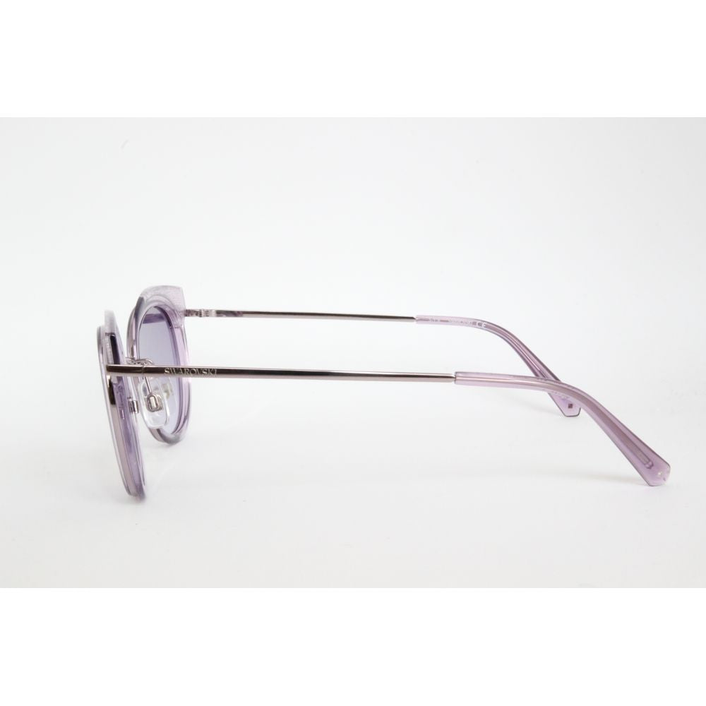 Swarovski Purple Metal Sunglasses