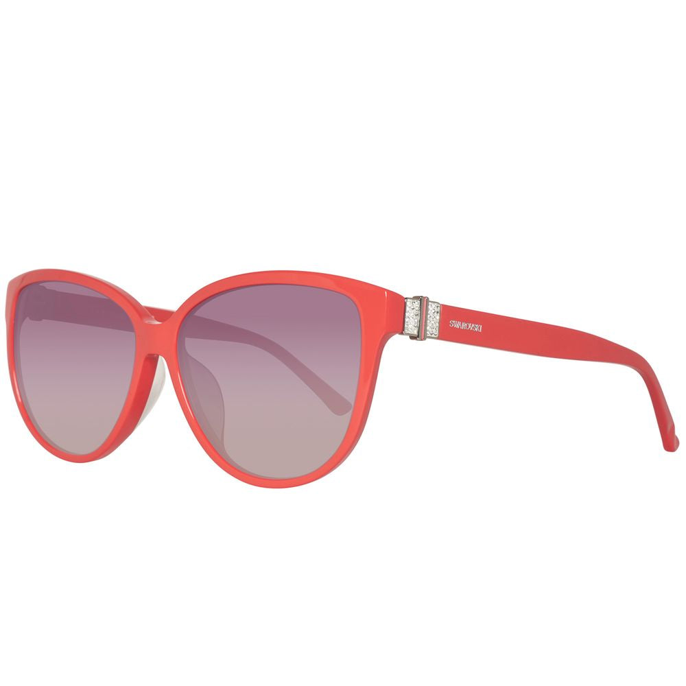 Swarovski Red Acetate Sunglasses