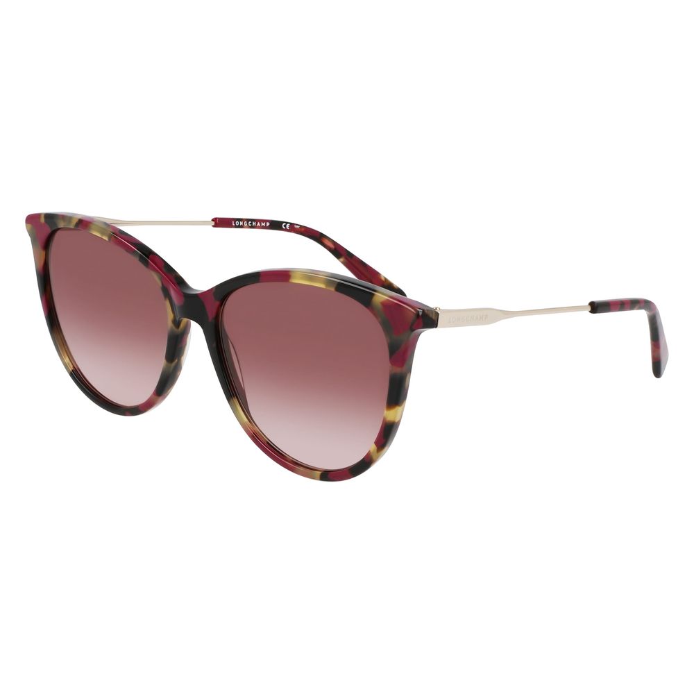 Longchamp Red Acetate Sunglasses