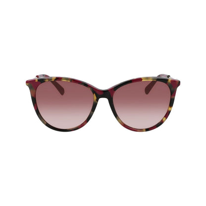 Longchamp Red Acetate Sunglasses