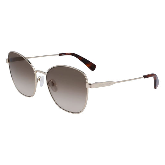 Longchamp Gold Metal Sunglasses