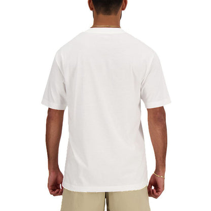 New Balance White Cotton T-Shirt