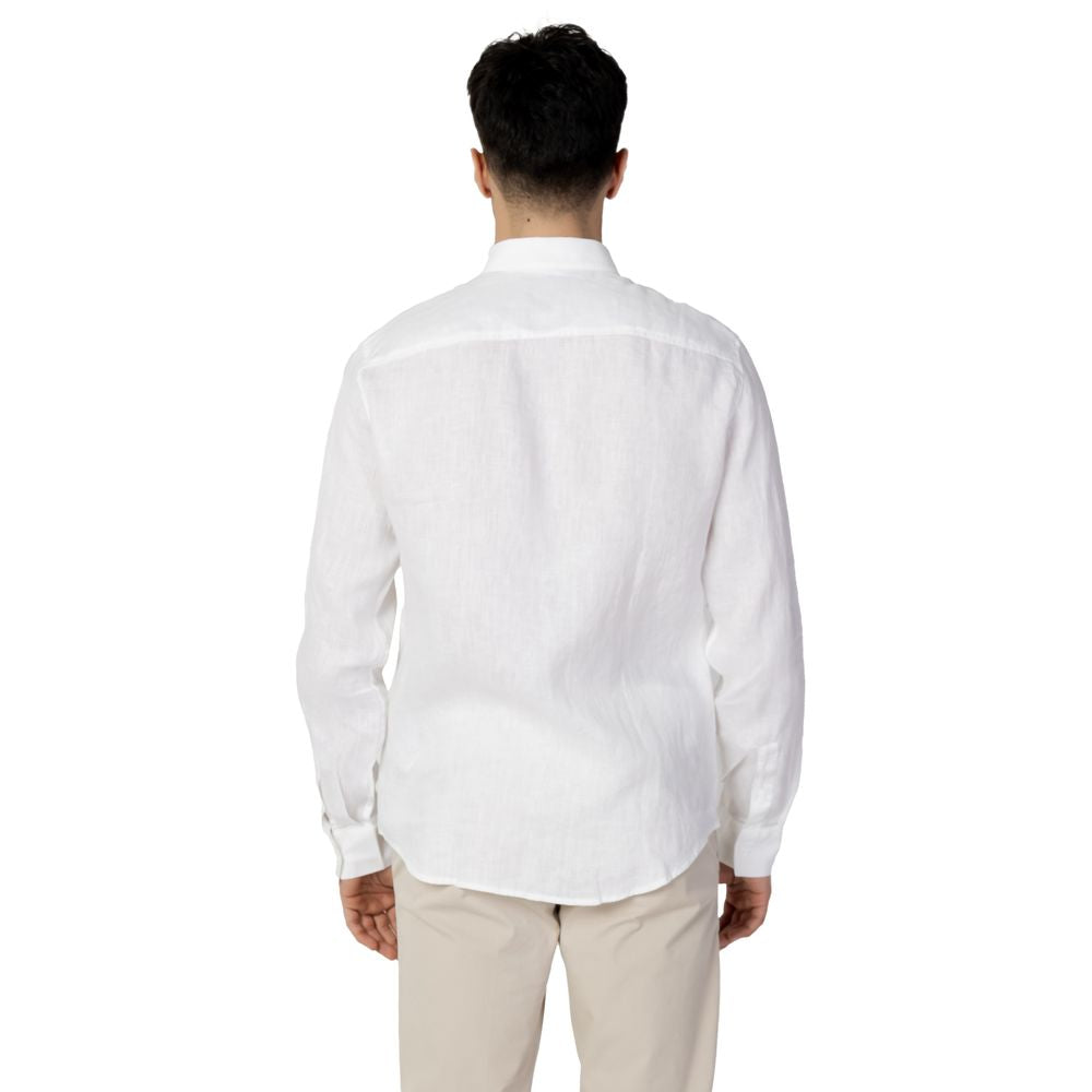 Armani Exchange White Linen Shirt