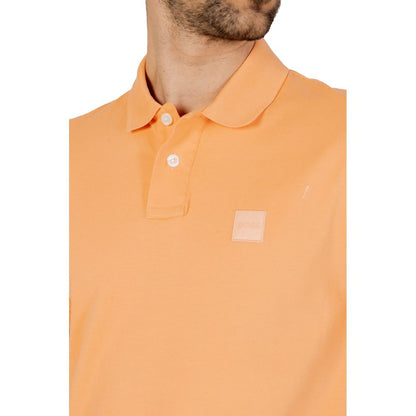 Hugo Boss Orange Cotton Polo Shirt