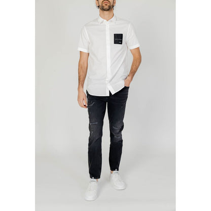 Armani Exchange White Cotton Shirt