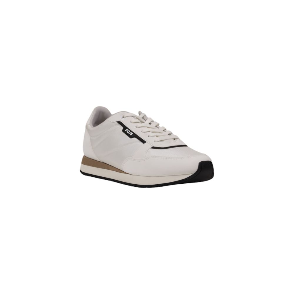 Hugo Boss White Polyester Sneaker