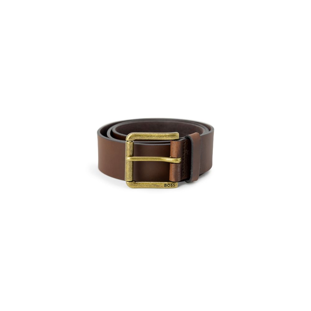 Hugo Boss Brown Leather Belt