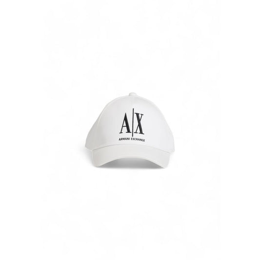 Armani Exchange White Cotton Hats & Cap