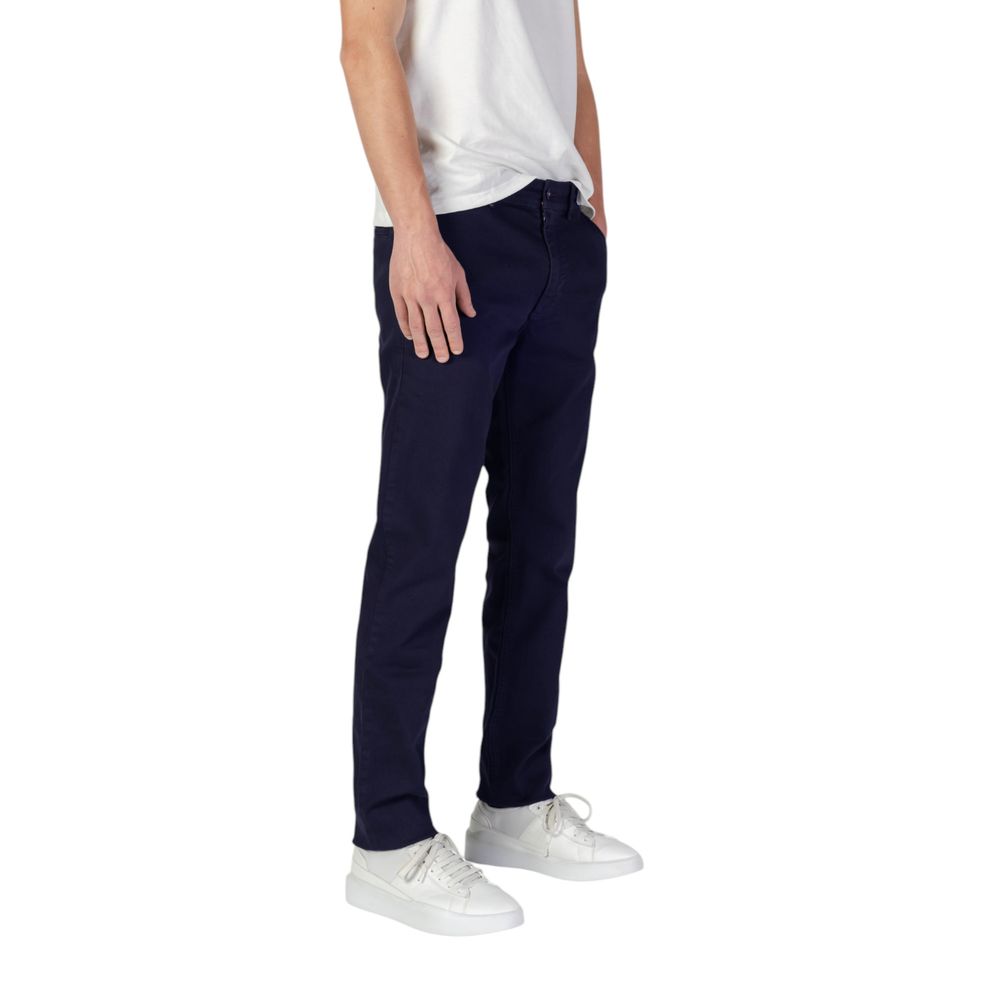 Hugo Boss Blue Cotton Jeans & Pant