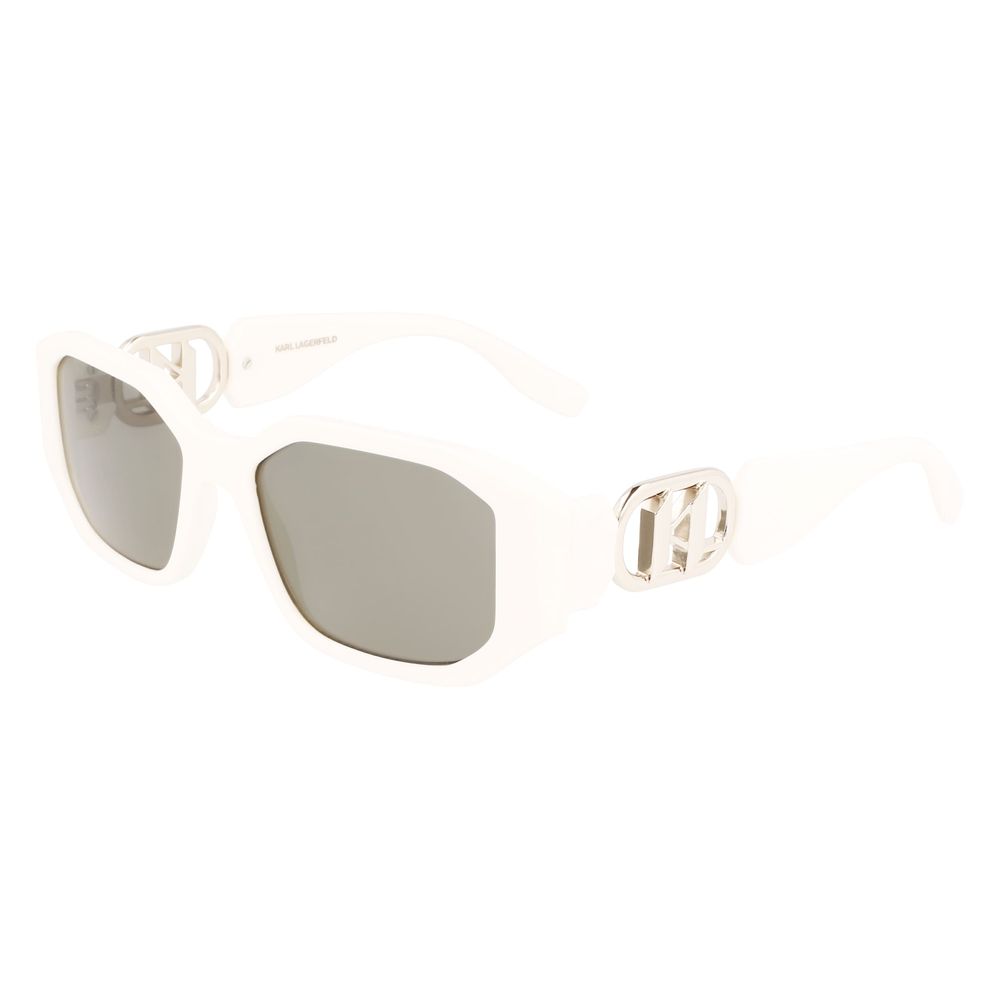 Karl Lagerfeld White Injected Sunglasses