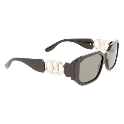 Karl Lagerfeld Black Injected Sunglasses