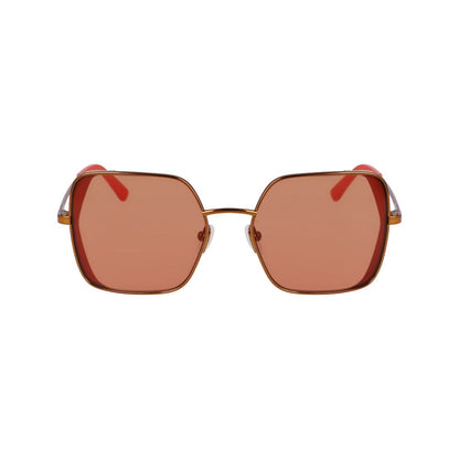 Karl Lagerfeld Orange Metal Sunglasses