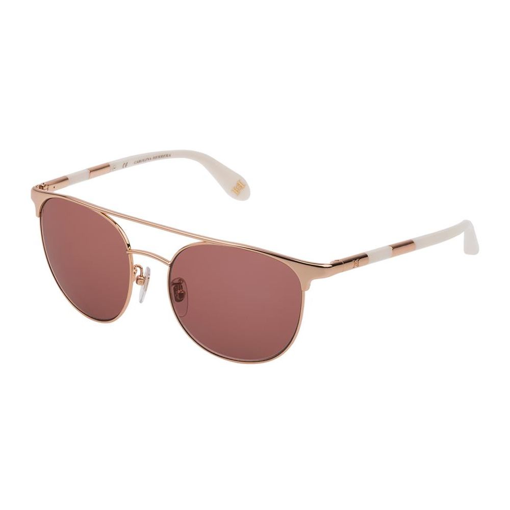 Carolina Herrera NY Orange Metal Sunglasses