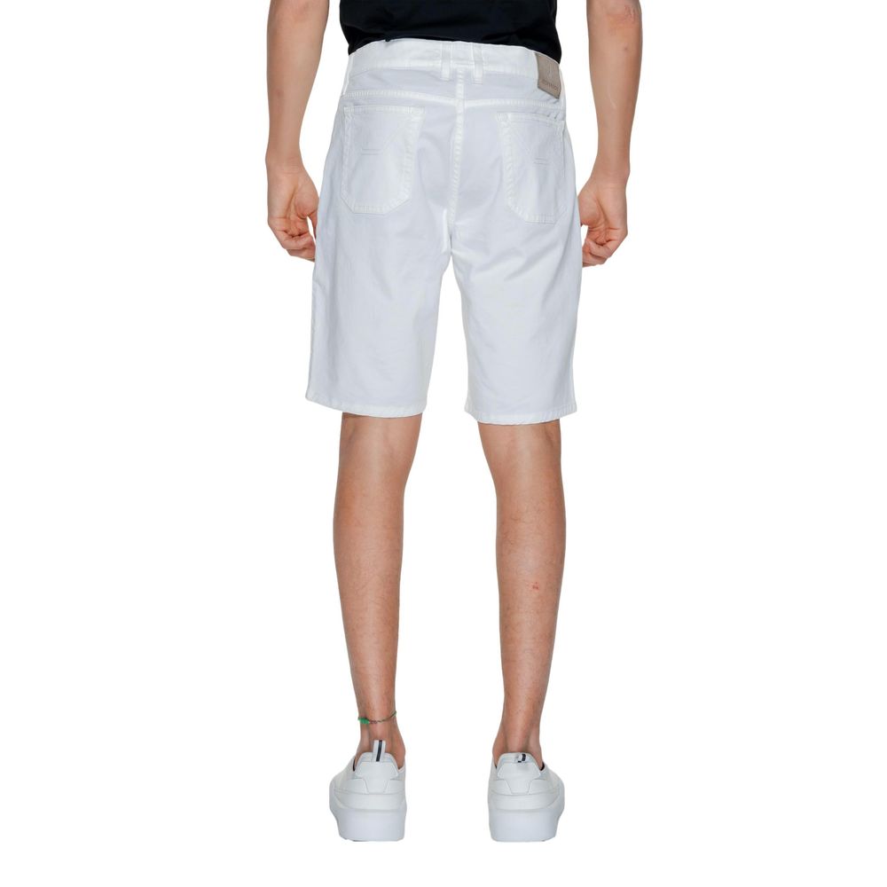 Jeckerson White Cotton Short