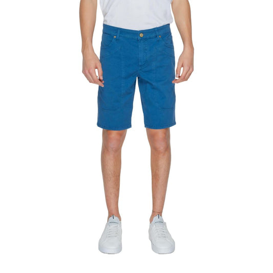 Jeckerson Blue Cotton Short