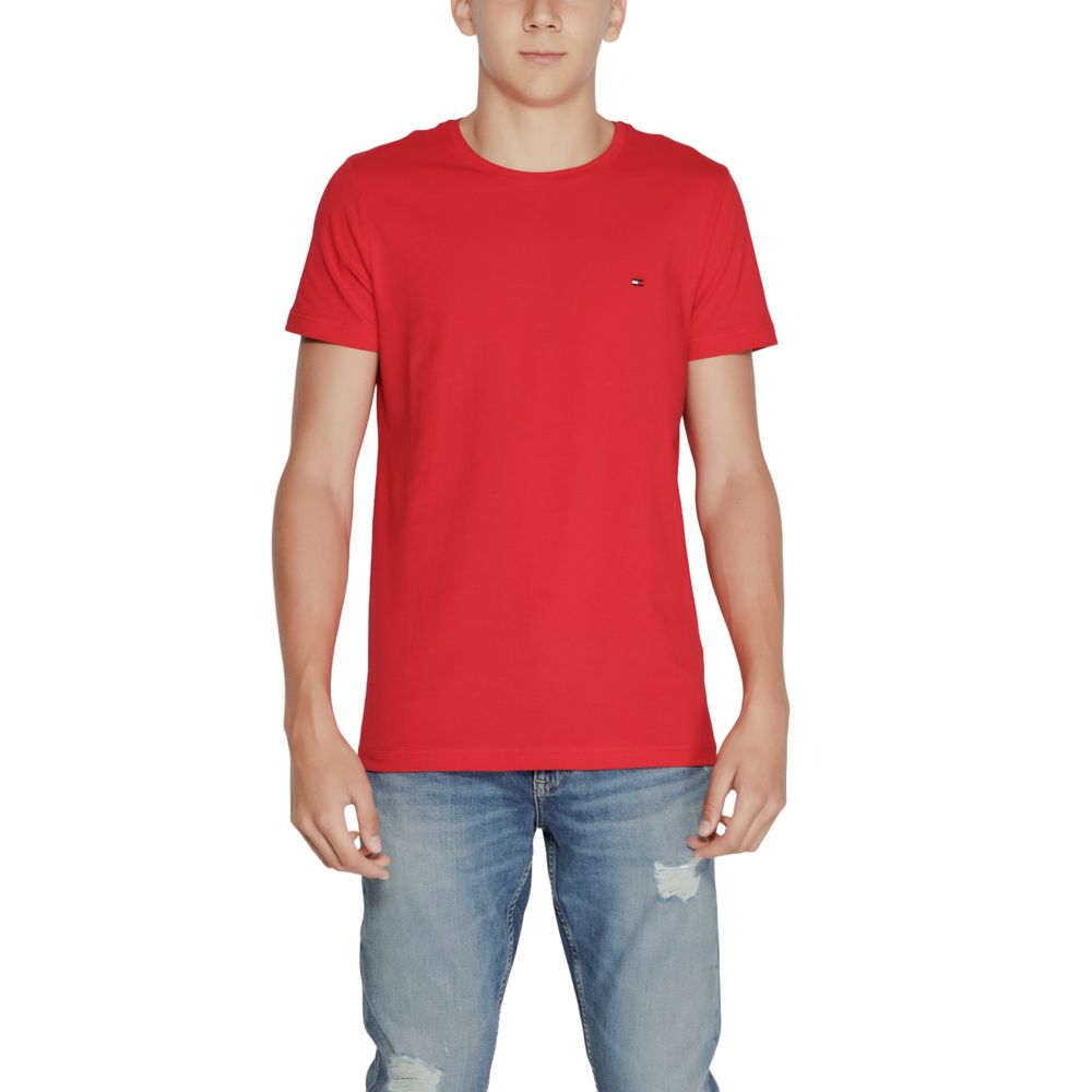 Tommy Hilfiger Red Cotton T-Shirt