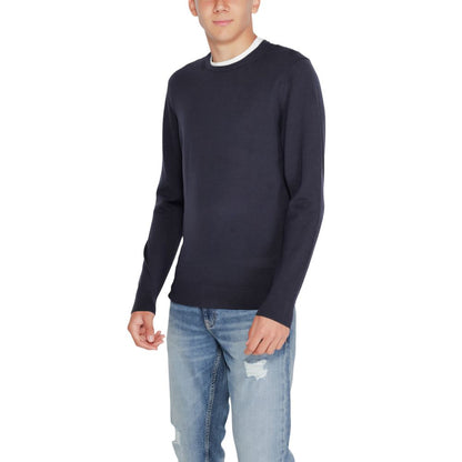 Calvin Klein Jeans Blue Recycled Wool T-Shirt