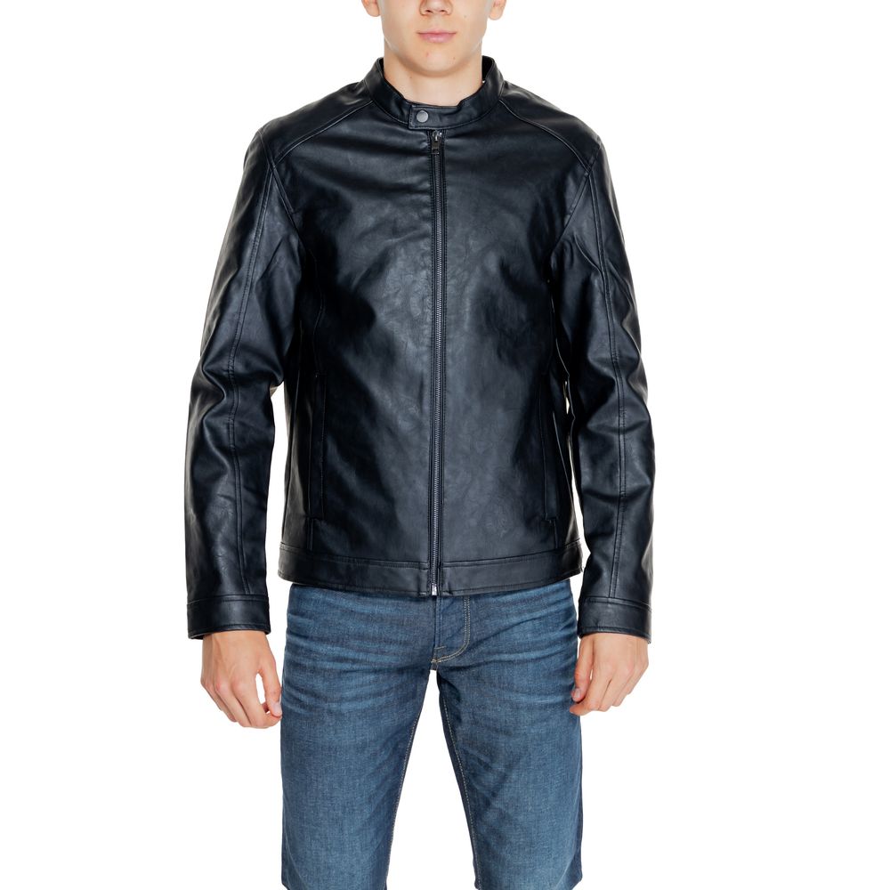 Jack Jones Black Polyester Jacket