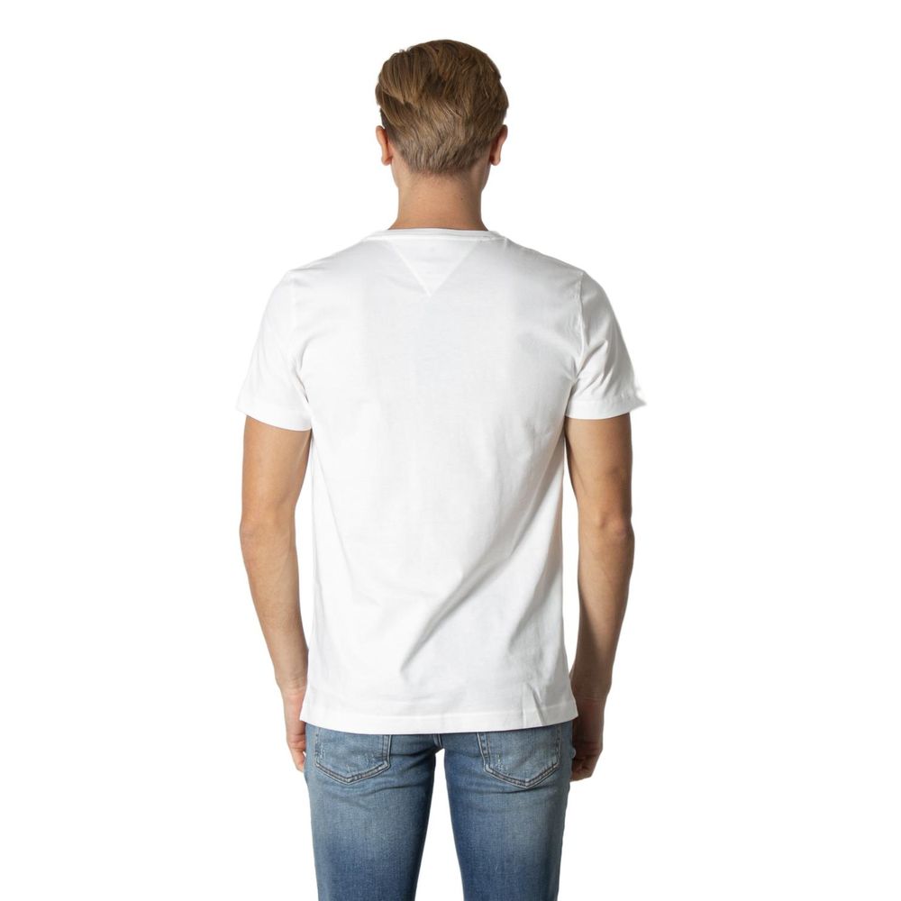 Tommy Hilfiger Cream Cotton T-Shirt