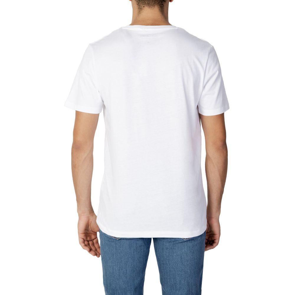 Jack Jones White Cotton T-Shirt