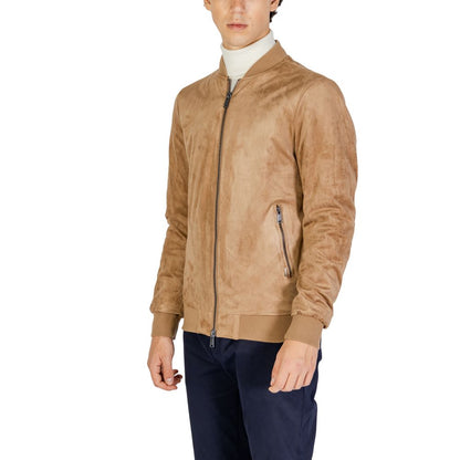 Gianni Lupo Beige Polyester Jacket