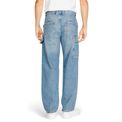 Jack Jones Blue Cotton Jeans & Pant