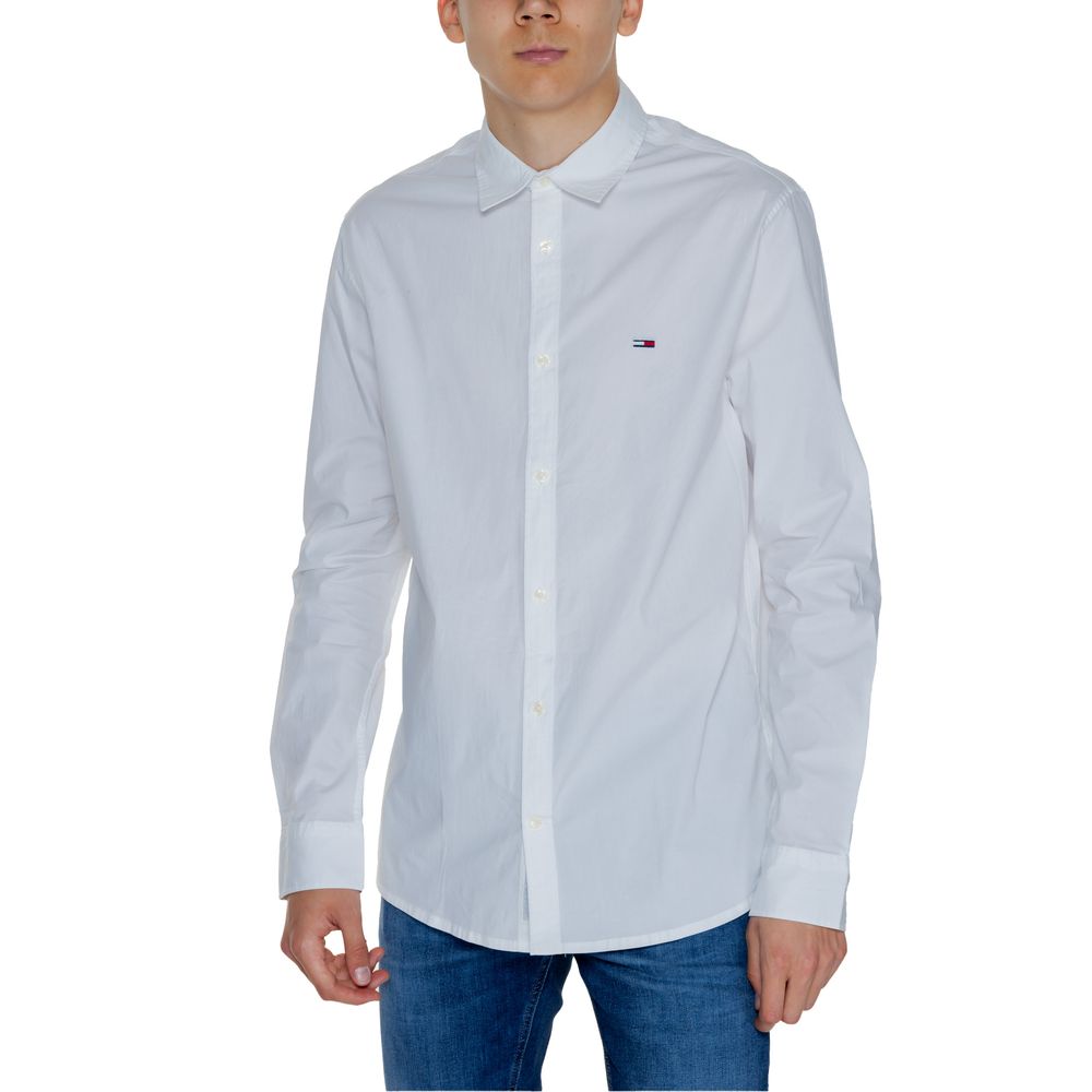 Tommy Hilfiger Jeans White Cotton Shirt