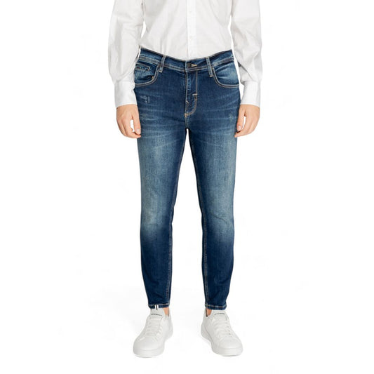 Antony Morato Blue Cotton Jeans & Pant