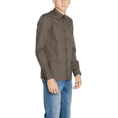 Antony Morato Brown Cotton Shirt