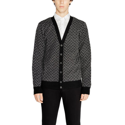 Antony Morato Black Mohair Cardigan