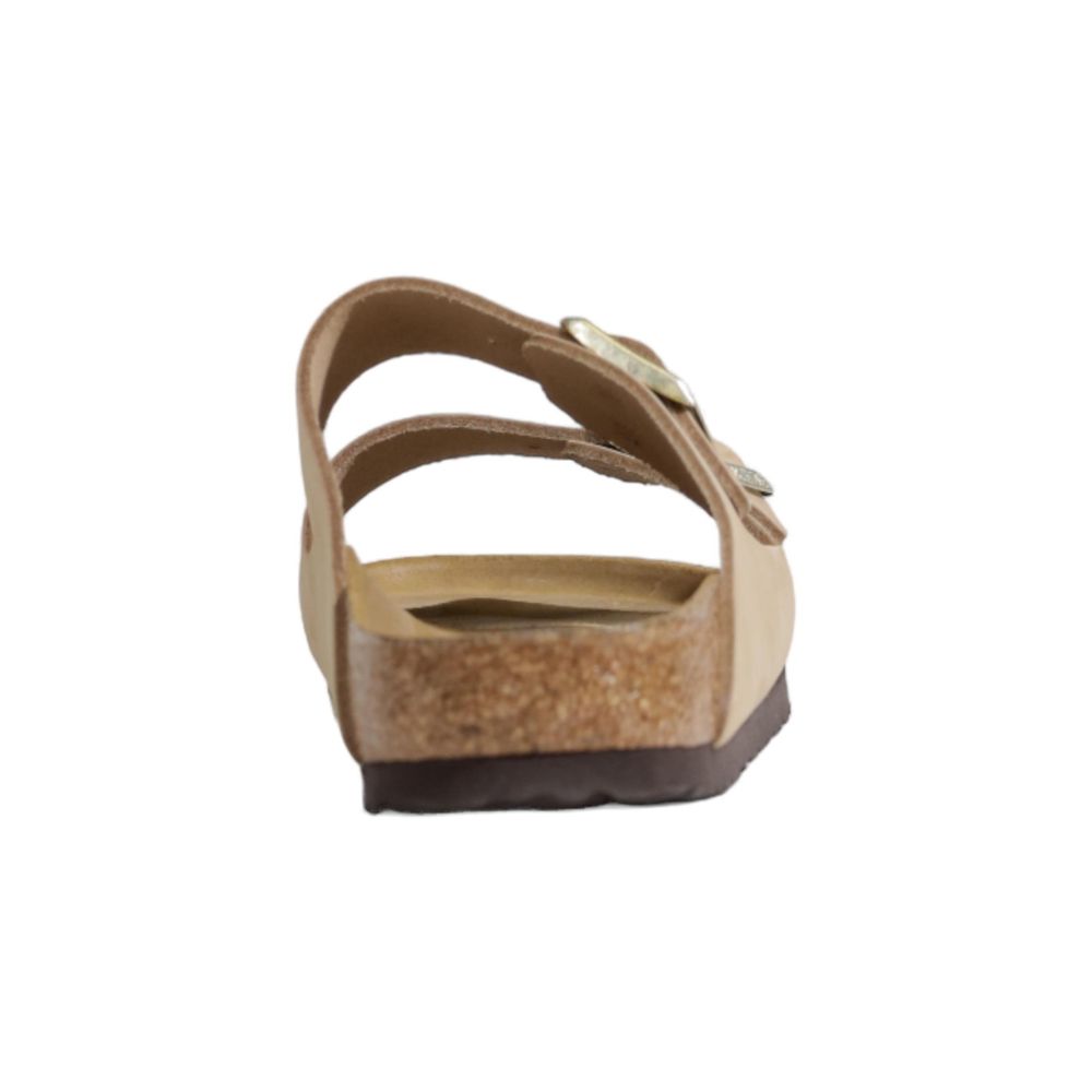 Birkenstock Beige Nubuck Leather Sandal