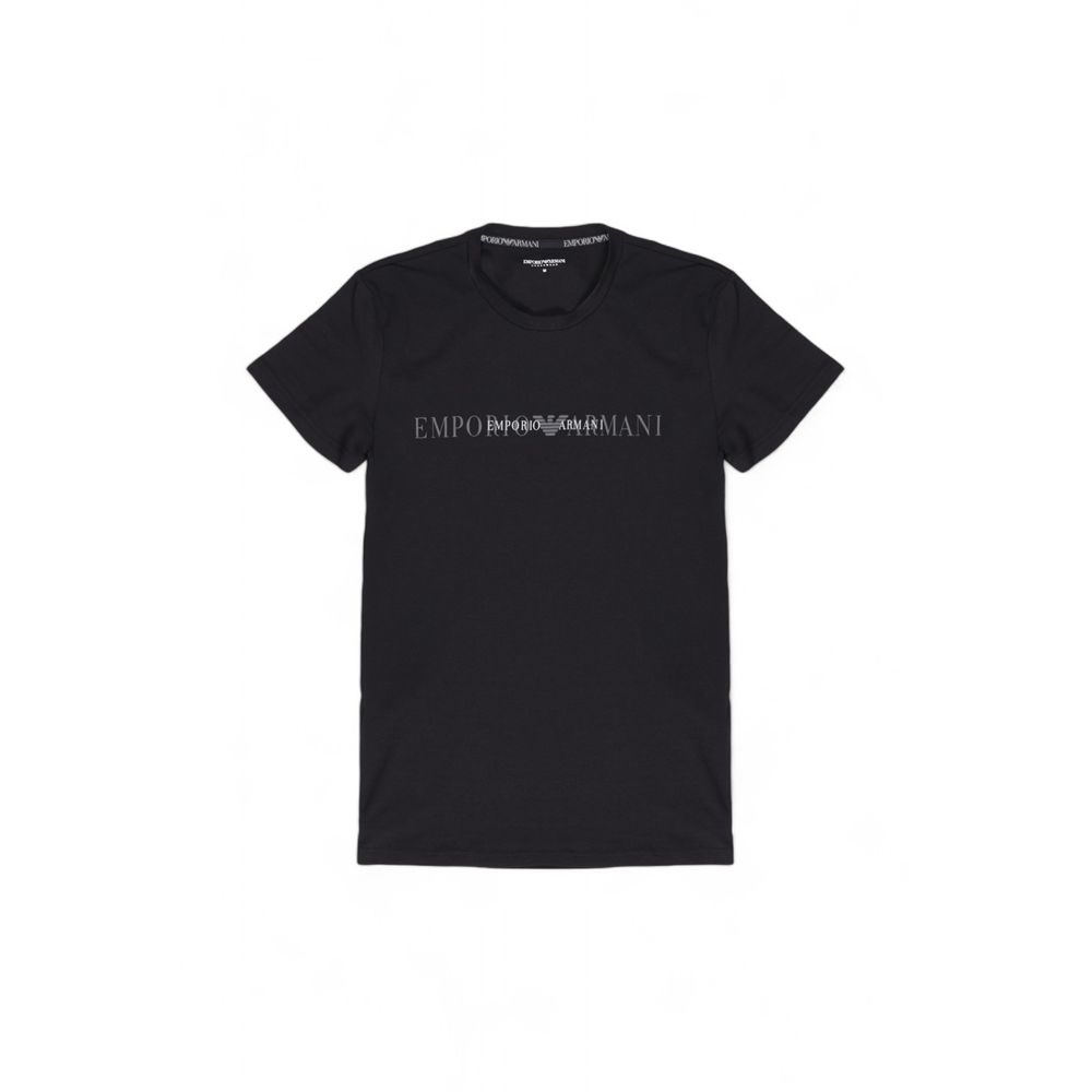 Emporio Armani Underwear Black Cotton T-Shirt