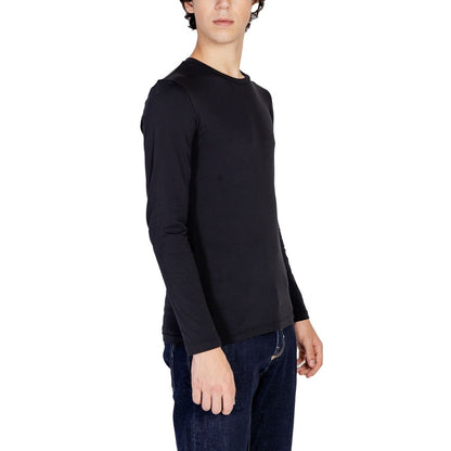 Emporio Armani Underwear Black Cotton Shirt