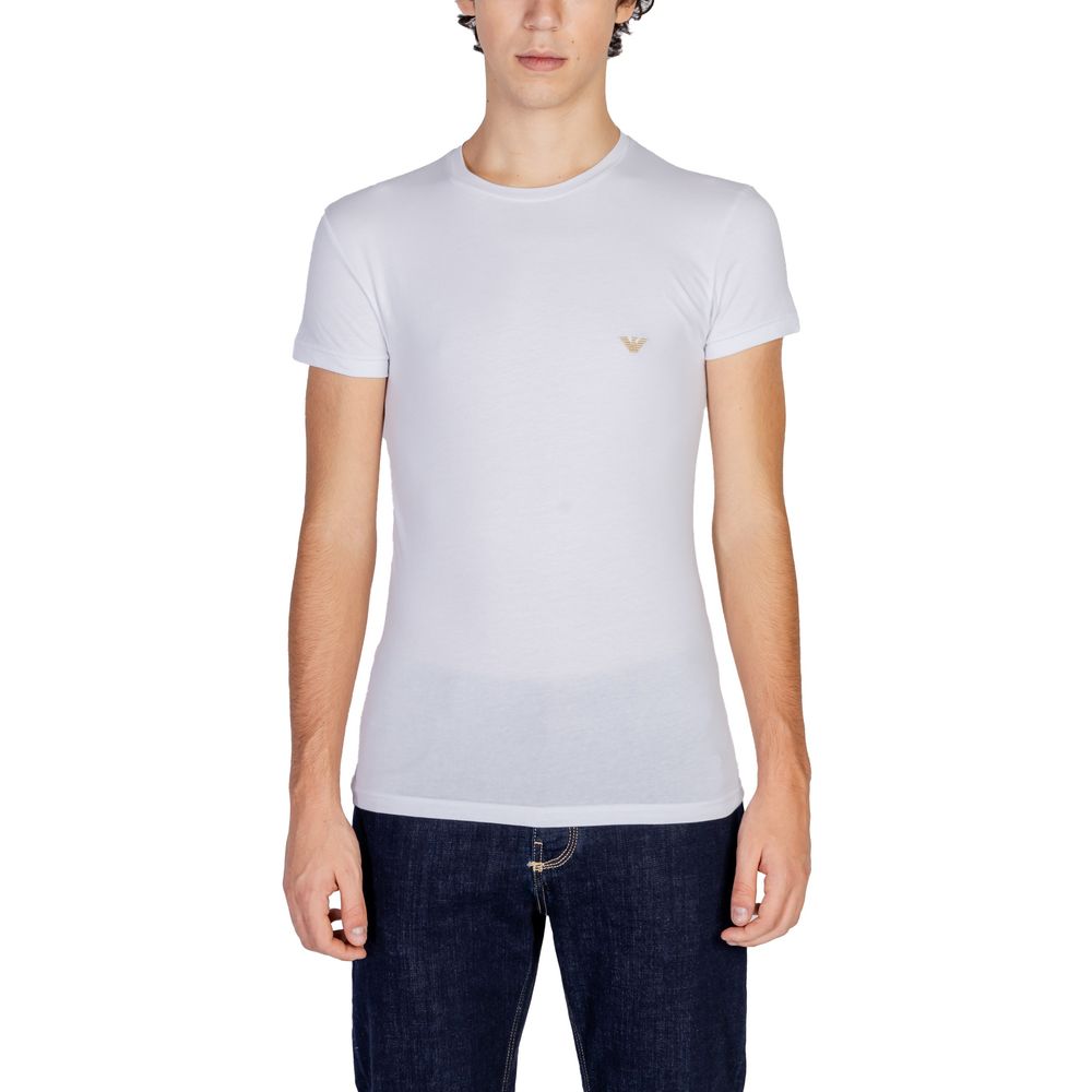 Emporio Armani Underwear White Cotton T-Shirt