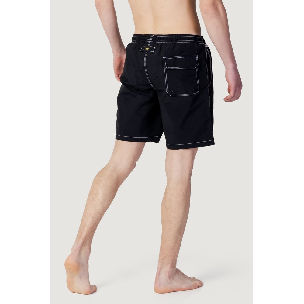 Blauer Black Polyester Swimwear