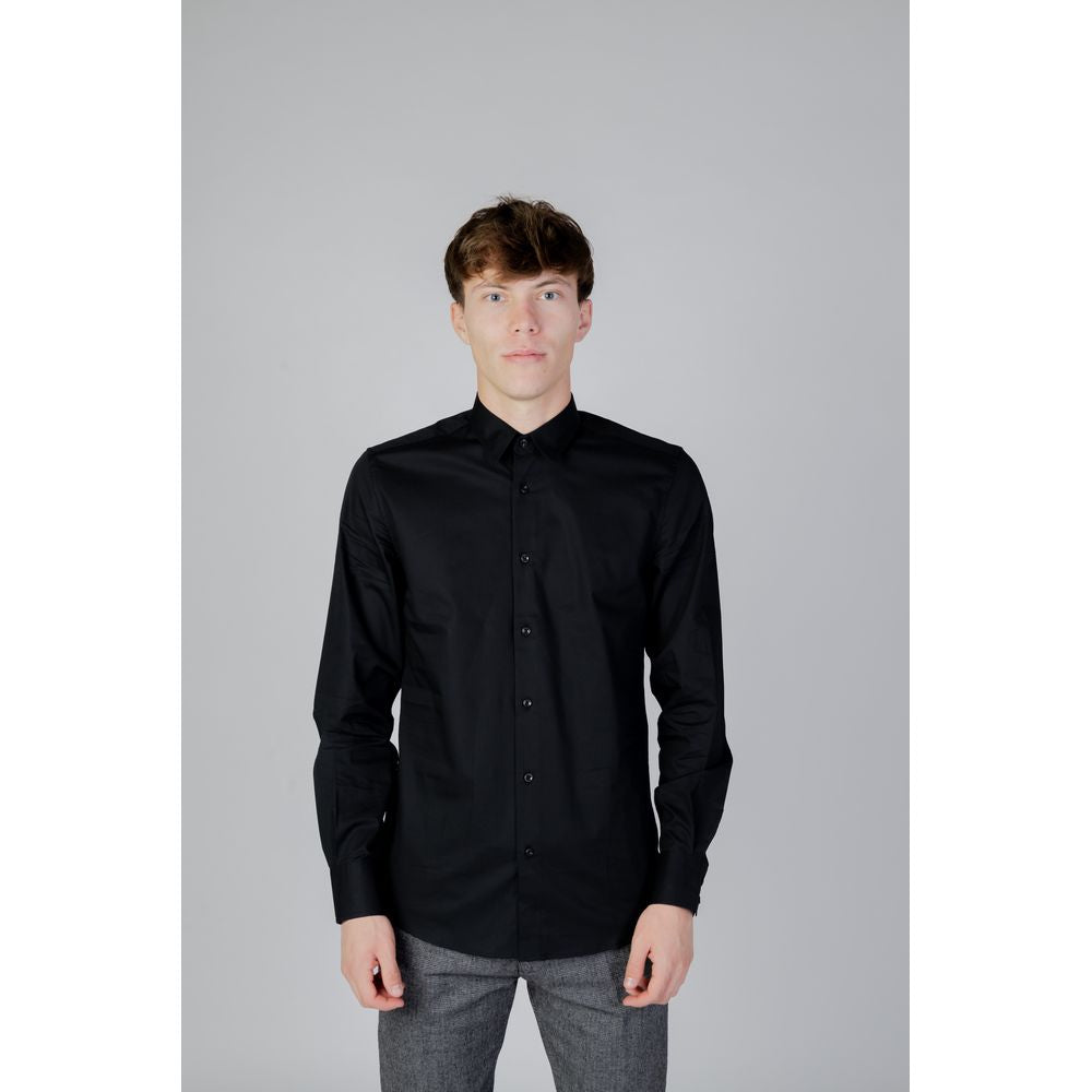 Antony Morato Black Cotton Shirt