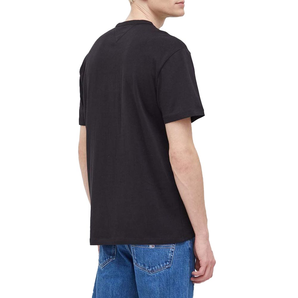 Tommy Hilfiger Jeans Black Organic Cotton T-Shirt