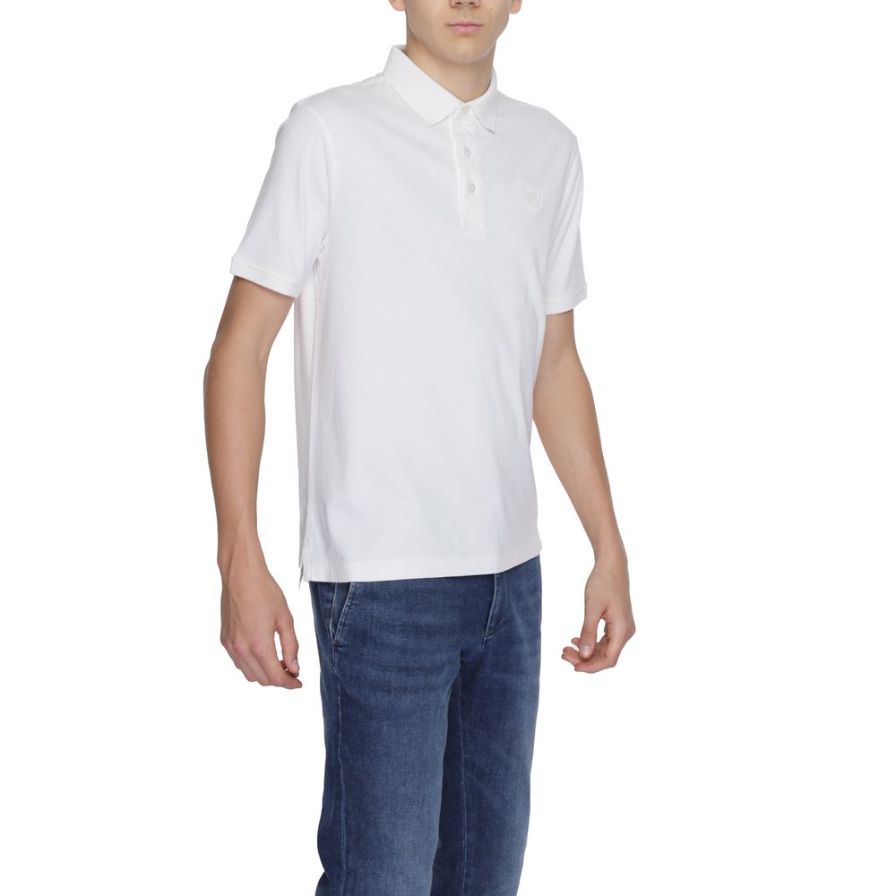 Blauer Cream Cotton Polo Shirt