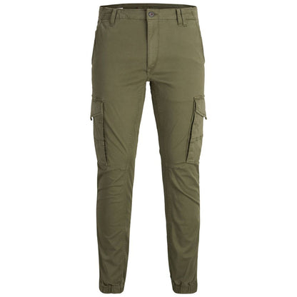 Jack Jones Green Cotton Jeans & Pant