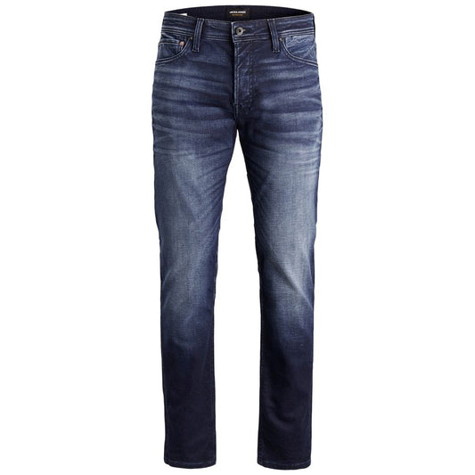 Jack Jones Blue Cotton Jeans & Pant