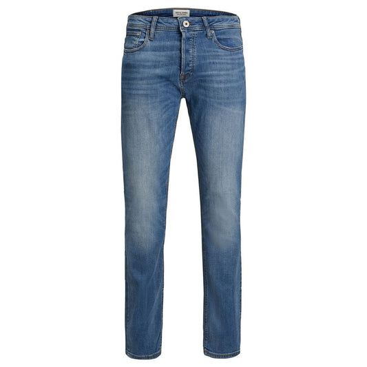 Jack Jones Blue Cotton Jeans & Pant