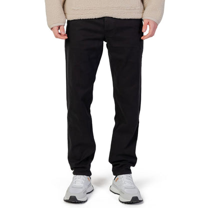 Hugo Boss Black Cotton Jeans & Pant